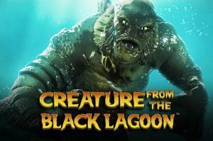 Creature from the black lagoon slot review logo