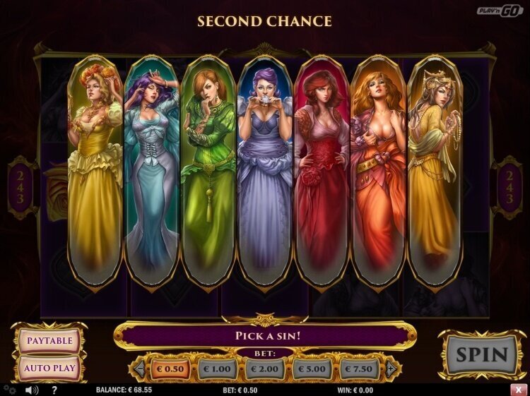 seven sins gokkast review play n go second chance