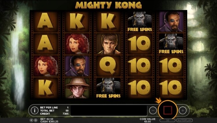 Mighty Kong slot review bonus trigger
