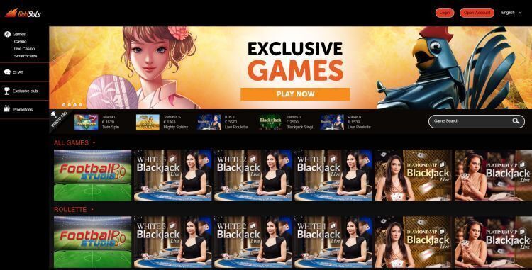 Wild Slots Casino review games live casino
