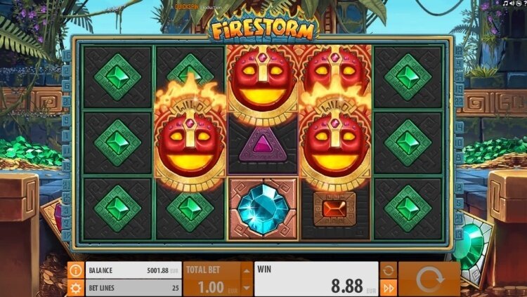 Firestorm gokkast respin bonus