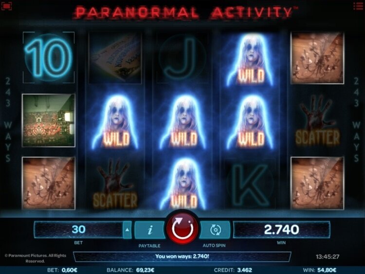 Paranormal Activity gokkast review iSoftbet ultra win