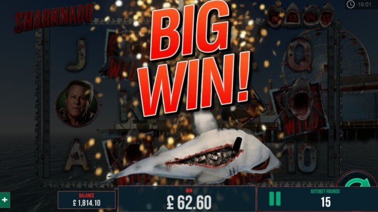 Sharknado gokkast big win