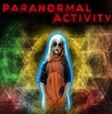 Het logo van de Paranormal Activity slot