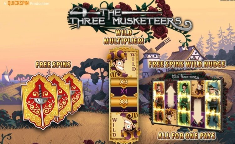 three musketeers quickspin