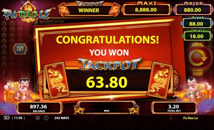 Fu Dao Le gokkast bally review jackpot win