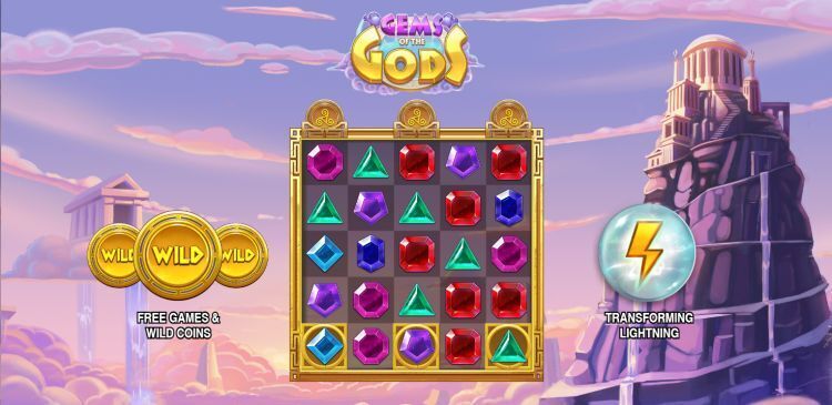 Gems of the gods gokkast push gaming uitleg