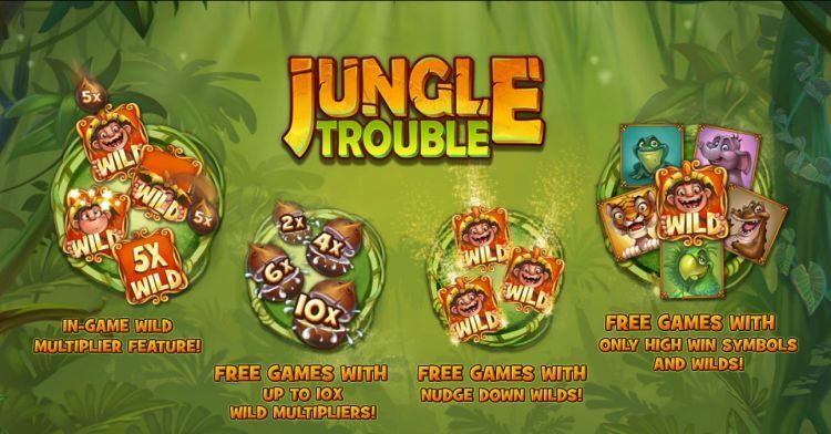 Jungle Trouble gokkast playtech bonus features