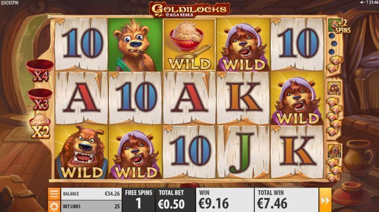 Goldilocks and the Wild bears bonus