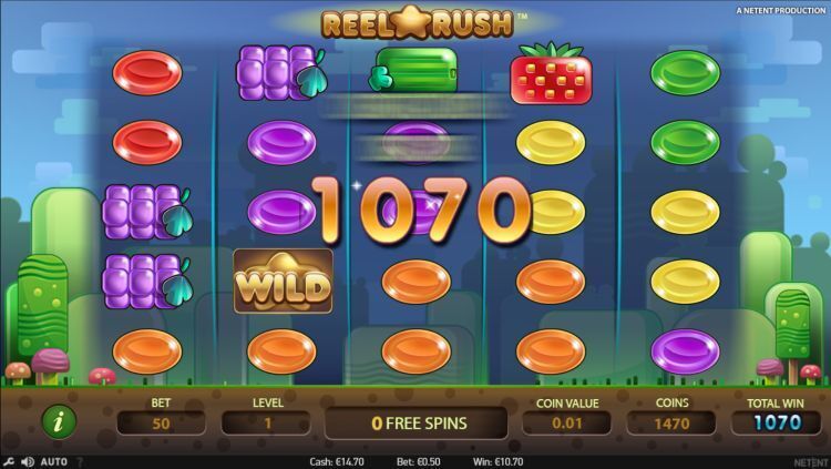 Reel Rush Netent bonus