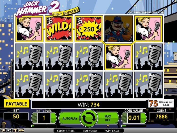 jack hammer 2 gokkast netent big win