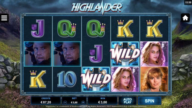 Highlander slot microgaming