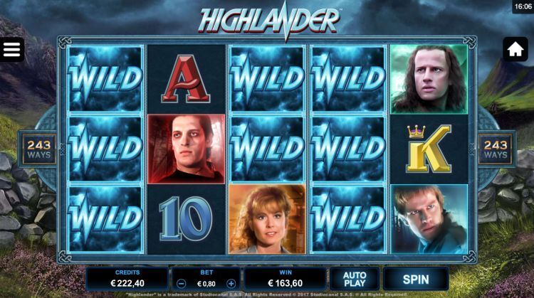 Highlander slot microgaming