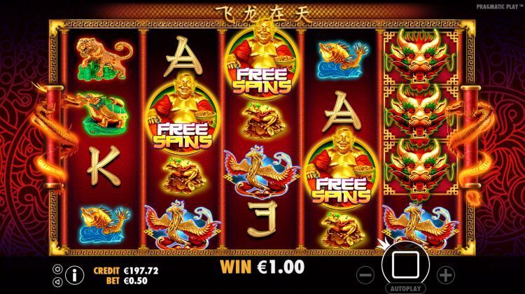 Lucky Dragons free spins trigger