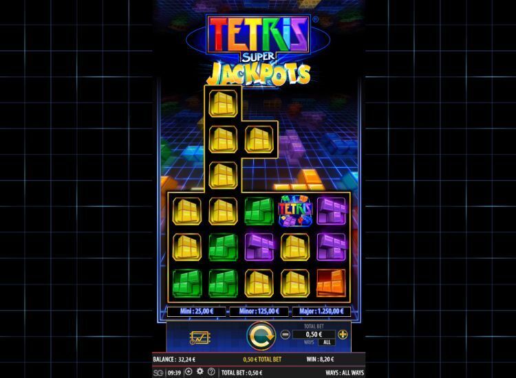 Tetris Super Jackpots slot review