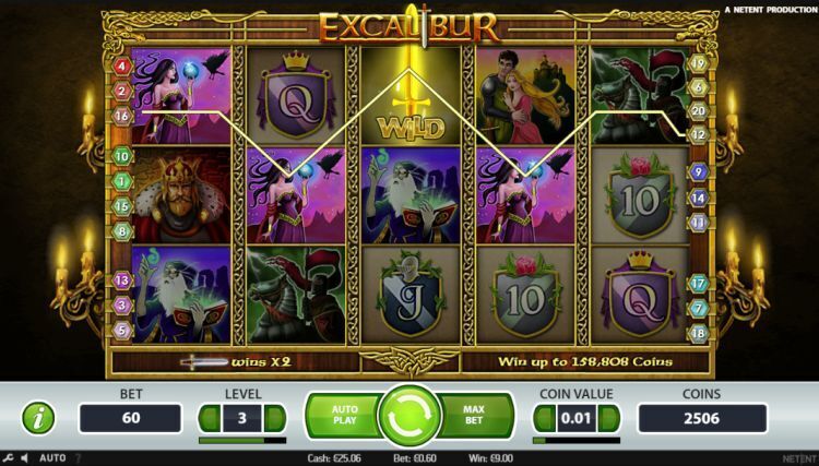Excalibur review Netent