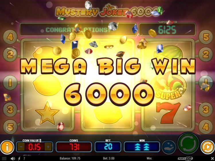 Mystery Joker 6000 mega big win