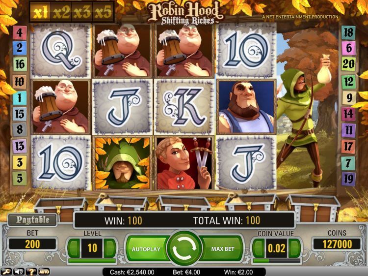 Robin Hood Shifting Riches slot review 