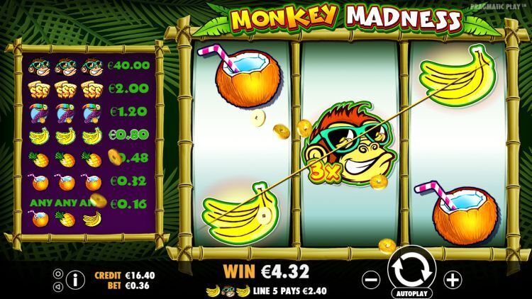 Monkey Madness gokkast Pragmatic Play 2