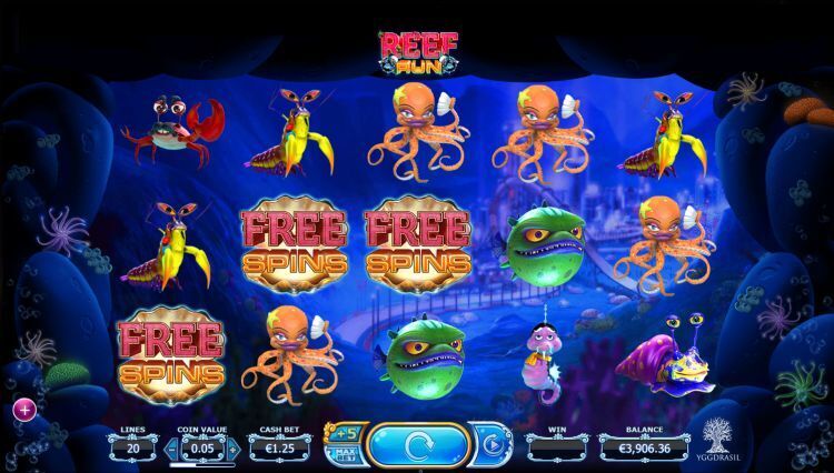 Reef Run Slot yggdrasil