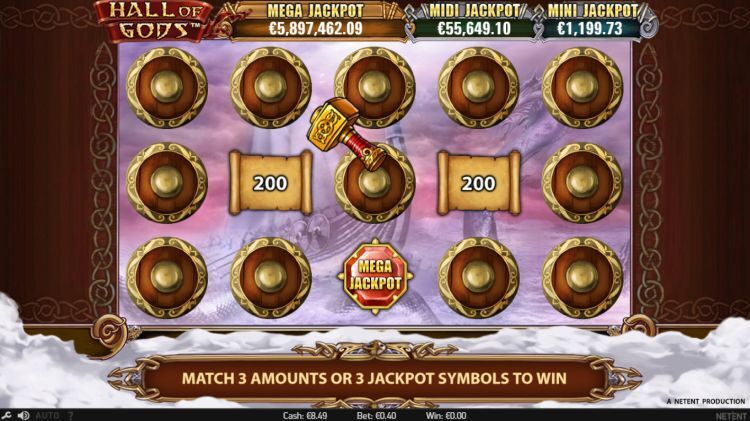 Hall of gods jackpot bonus