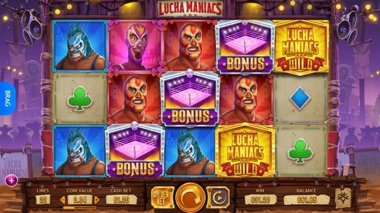 Lucha Maniacs slot review yggdrasil bonus 