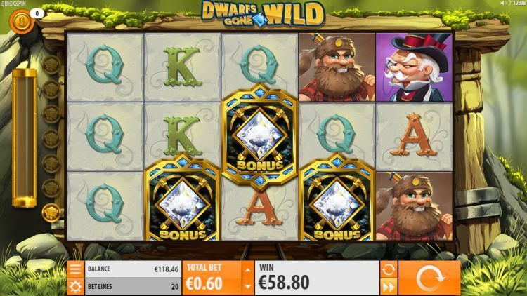 Dwarfs gone wild slot review quickspin