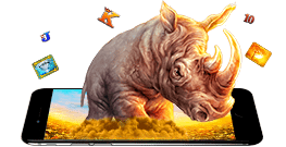 Raging Rhino Gokkast MObiel