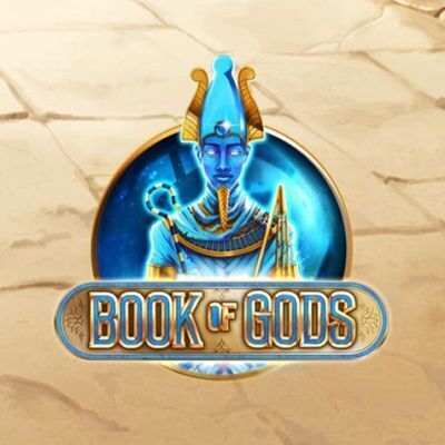 Het logo van de Book of Gods slot