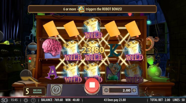 volts bolts slot scientific games free spins