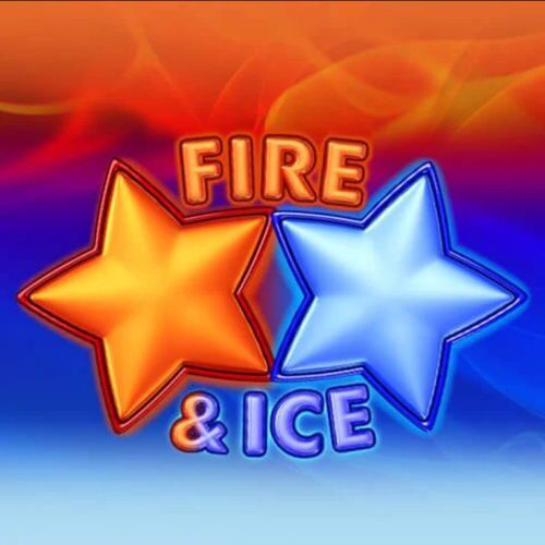 Fire and ice slot logo