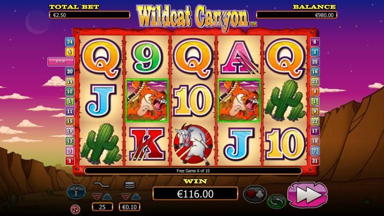 Wildcat canyon slot review 