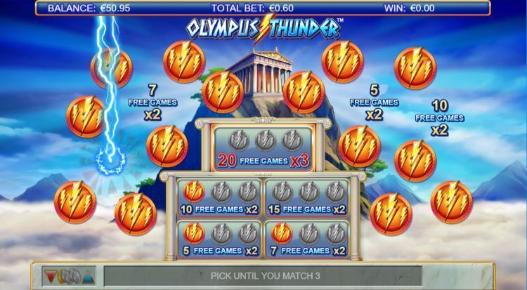 Olympus thunder slot review bonus