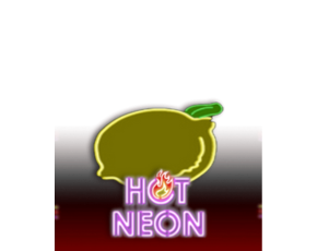 Hot Neon Slot Logo