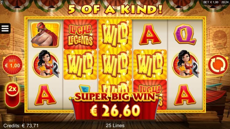 Lucha Legends slot review microgaming big win