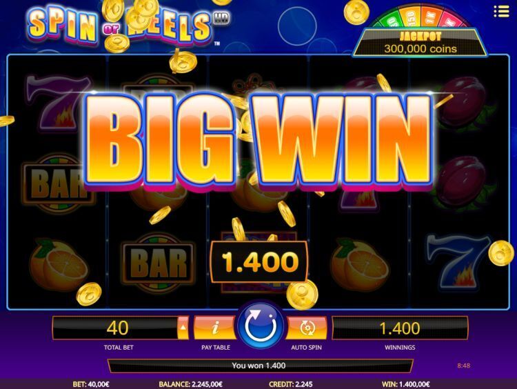 Spin or reels slot review big win