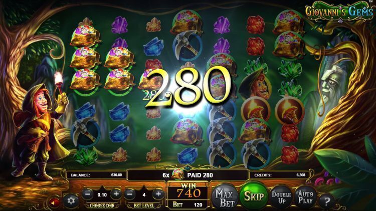 Giovanni's Gems slot review betsoft win