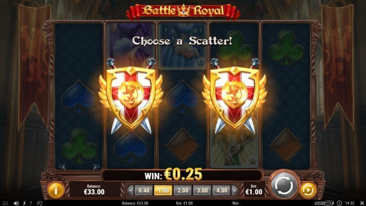 Battle Royal play'n GO slot review bonus feature