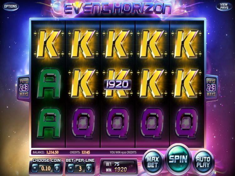 Event Horizon gokkast betsoft win