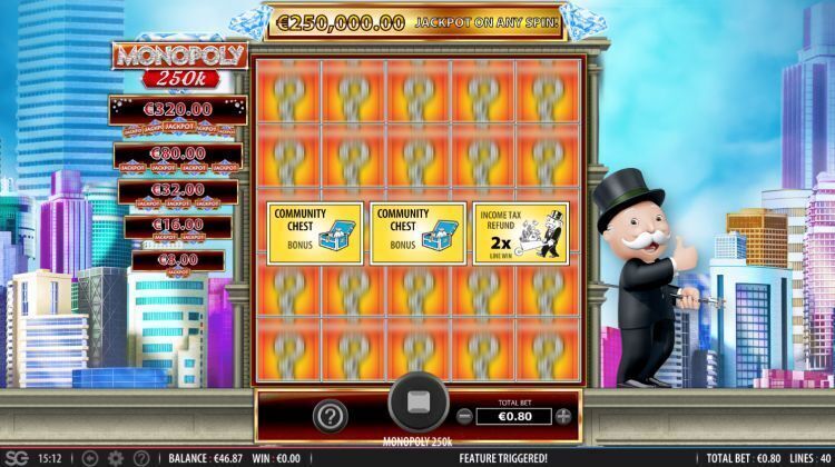 Monopoly 250k slot review