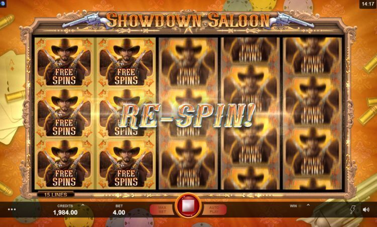 Showdown Saloon slot Microgaming review