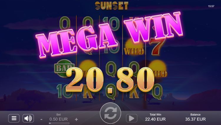 Sunset slot review relax gaming