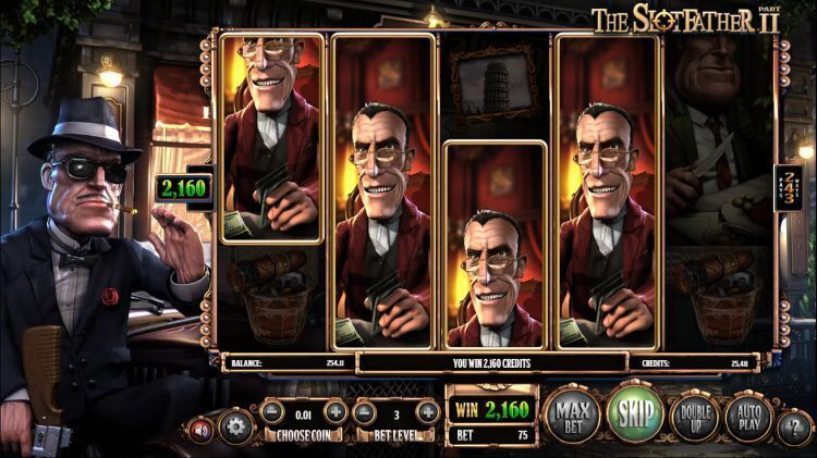 The Slotfather II slot review betsoft big win