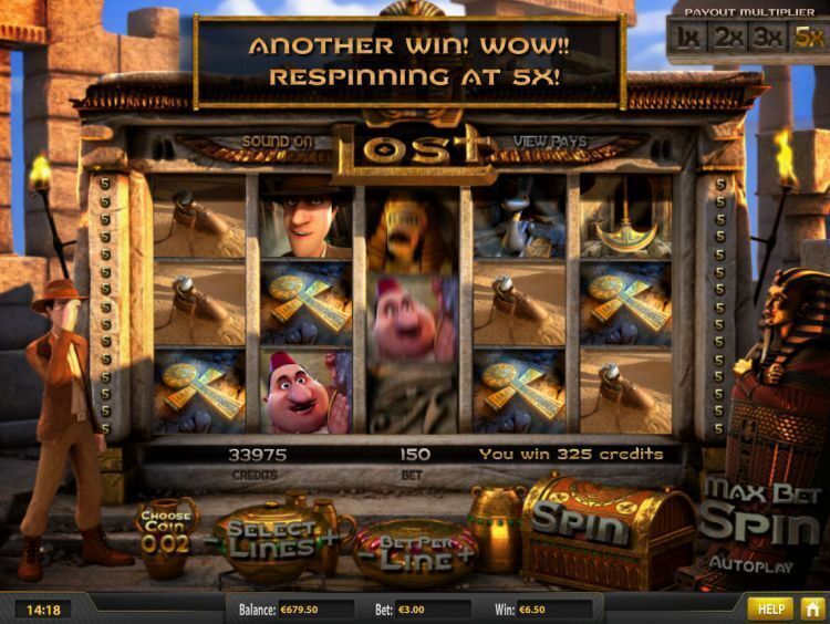 lost slot review betsoft 