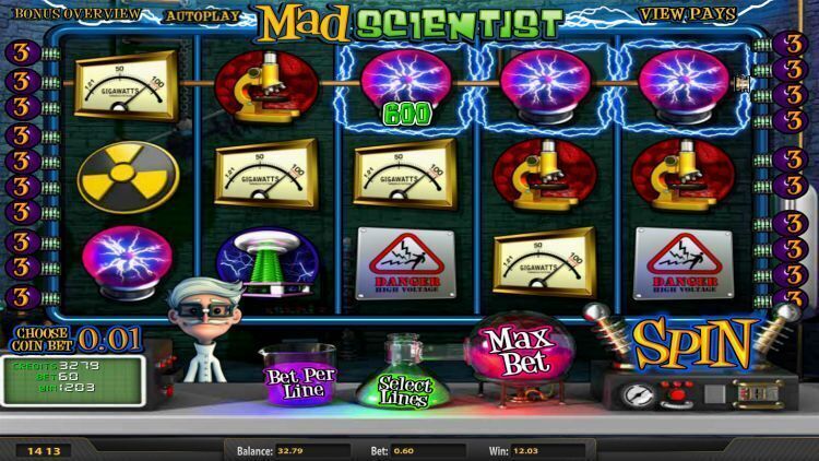 Mad Scientist gokkast review betsoft 