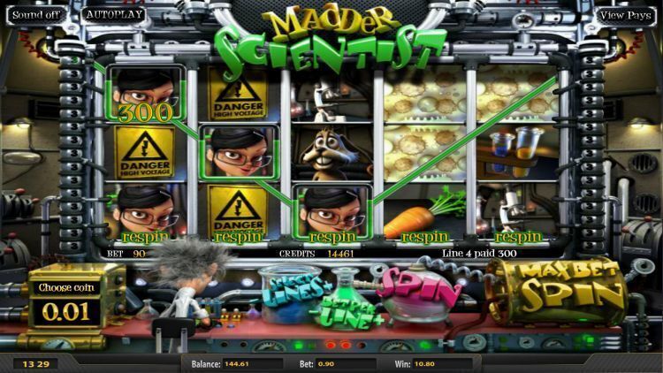 madder scientist betsoft slot review