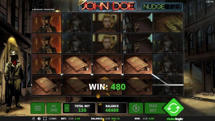 John Doe slot review Stakelogic