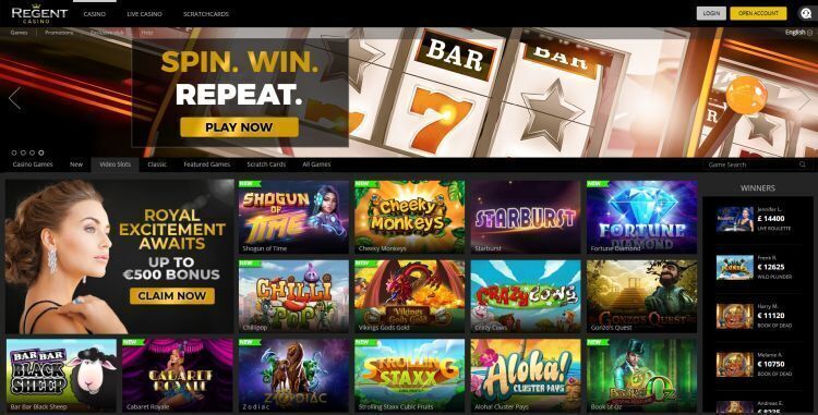 Regent Casino review spelaanbod