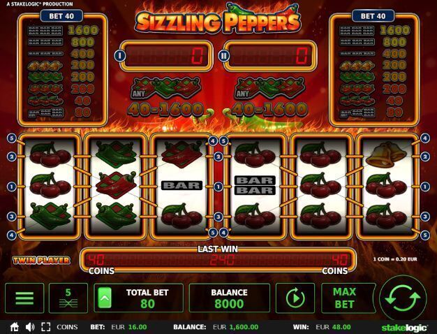 Sizzling Peppers gokkast stakelogic review