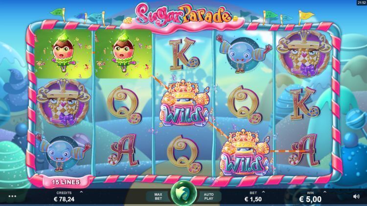 Sugar Parade microgaming slot